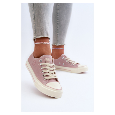 Nízké dámské tenisky Big Star NN274270 Růžové