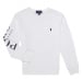 Polo Ralph Lauren LS CN-KNIT SHIRTS-SWEATSHIRT Bílá