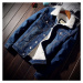 Pánská džínová bunda s kožíškem - 3 barvy FashionEU