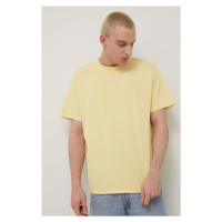 Bavlněné tričko Levi's žlutá barva, hladký, A0637.0024-YellowsOra