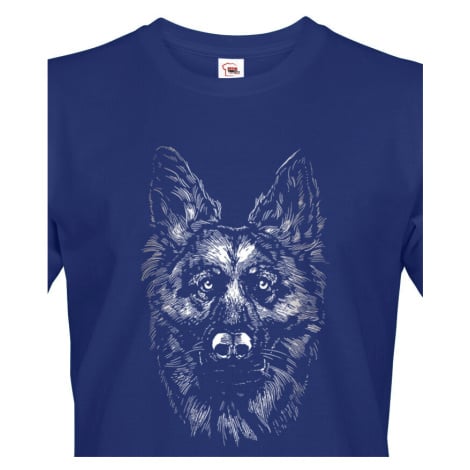Pánské tričko pro majitele Německého ovčáka - pro milovníky psů BezvaTriko