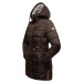 Dámský zimní kabát prošívaný kabát Daliee Navahoo - CHOCOLATE