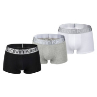 Calvin Klein CKR STEEL COTTON-TRUNK 3PK Pánské boxerky, černá, velikost
