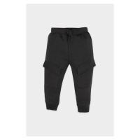 DEFACTO Baby Boy Anthracite Cargo Pocket Elastic Waist Basic Plain Sweatpants