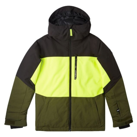 O'Neill CARBONITE Chlapecká lyžařská/snowboardová bunda, khaki, velikost