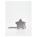 Reserved - Třpytivá kabelka ve tvaru hvězdy - Světle šedá