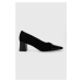 Semišové lodičky Vagabond Shoemakers ALTEA černá barva, na podpatku, 5740.113.92