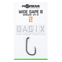 Korda Háčky Basix Wide Gape Barbless 10ks - vel. 4