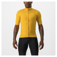 CASTELLI Cyklistický dres s krátkým rukávem - PRO THERMAL MID - žlutá