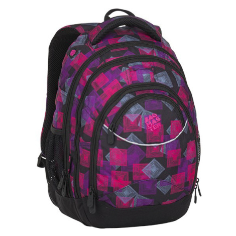 Bagmaster ENERGY 8 E studentský batoh - růžovo červený růžová 34 l 170420