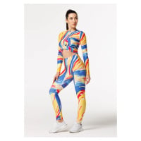 Bittersweet Paris Woman's Colorful Turnover Spark Leggings CPW-LEG-SPARK-Print BSP1489