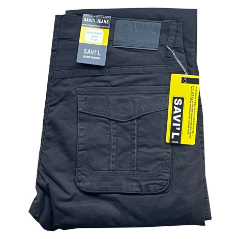 SAVIL JEANS kalhoty pánské TA46-6 kapsáče nadměrná velikost