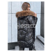 Dámská černá prošívaná zimní bunda SILVER FOX Dstreet