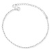 GRACE Silver Jewellery Stříbrný náramek Magdalena, stříbro 925/1000 NR-SCB235/17 Stříbrná 15 cm 