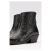 Kotníkové boty Gino Rossi N577 Přírodní kůže (useň) - Lícová