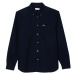 Lacoste Regular Fit Oxford Shirt Navy Blue Modrá