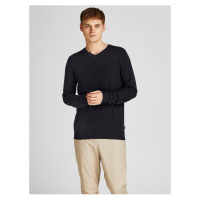 Černý basic svetr Jack & Jones Emil