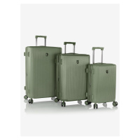 Sada tří cestovních kufrů v zelené barvě Heys Earth Tones S,M,L Moss