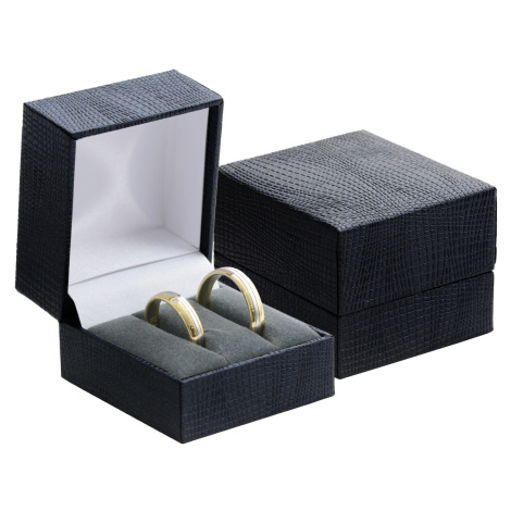 JK Box Koženková krabička na snubní prsteny nebo náušnice GZ-2/NA/A25 JKbox