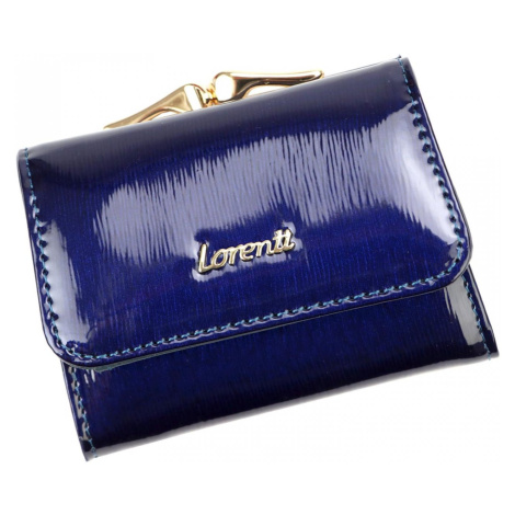 Luxusní dámská kožená peněženka Lorenti Dysta, tmavě modrá