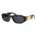 Versace Occhiali da Sole Biggie VE4361 539787 con Borchie Černá