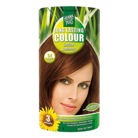 HENNA PLUS Přírodní barva na vlasy 5.4 Indiánské léto 100 ml HennaPlus