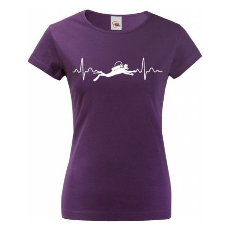 Pánské tričko Tep potápěče - ideální dárek BezvaTriko