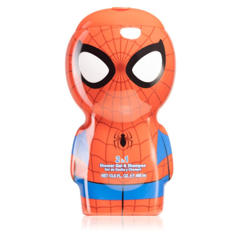 Air Val Spiderman sprchový gel a šampon 2 v 1 pro děti 400 ml