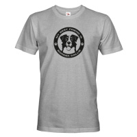 Pánské tričko Border kolie  -  dárek pro milovníky psů
