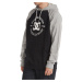 Dc shoes pánská mikina Star Pilot Raglan Black / Grey Heather | Černá