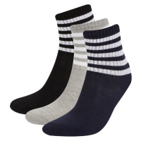 DEFACTO Boy's 3-Piece Cotton Long Socks