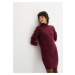 BONPRIX pletené šaty s podílem vlny Barva: Červená, Mezinárodní