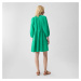 GAP Longsleeve Gauze Mini Dress Simply Green 17-5936