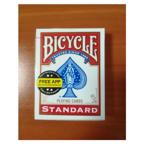 Kouzelnické karty Bicycle Double Back červená/červená