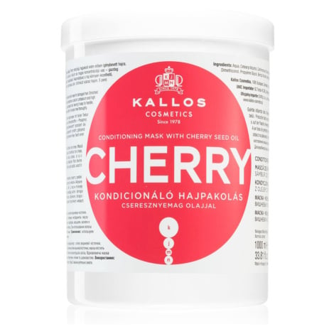 Kallos Cherry hydratační maska pro poškozené vlasy 1000 ml