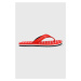 Žabky Tommy Hilfiger TOMMY ESSENTIAL ROPE SANDAL dámské, červená barva, na plochém podpatku, FW0