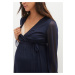 BONPRIX síťované těhotenské šaty Barva: Modrá, Mezinárodní