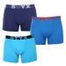 3PACK pánské boxerky Styx long sportovní guma vícebarevné (3U96897)