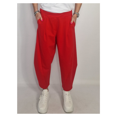 Červené kalhoty TOSCANA