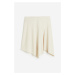 H & M - Asymetrická sukně - béžová