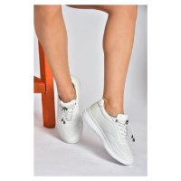 Fox Shoes P540502403 Women's Sneakers From White Genuine Leather