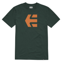 Etnies pánské tričko Icon Green/Orange | Zelená
