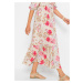 Bonprix RAINBOW šaty s květy Barva: Béžová, Mezinárodní