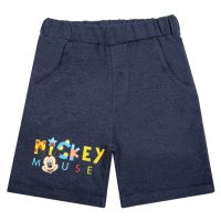 Mickey Mouse - licence Chlapecké kraťasy - Mickey Mouse 52078549, tmavě modrý melír Barva: Modrá