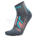 UYN Trekking Approach Low Cut Socks W S100197G357 - grey/turquoise
