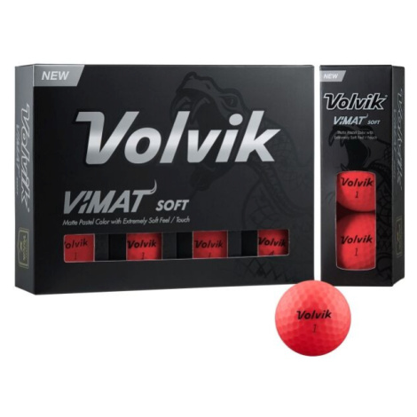 VOLVIK VIMAT 12 ks Golfové míčky, červená, velikost