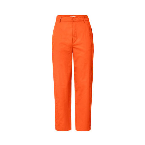 Tkané kalhoty, oranžové , vel. 34