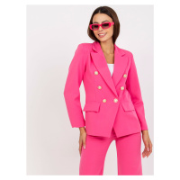 NEONOVĚ RŮŽOVÉ ELEGANTNÍ SAKO -DARK PINK Tmavě růžová