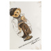 Hedvábný kapesníček Polo Ralph Lauren béžová barva
