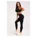 Gym Glamour Legíny Basic Scrunch Black Barva: Černá